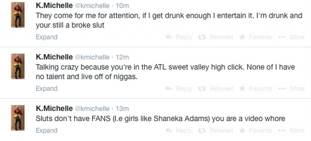 K. Michelle vs Sheneka Adams 