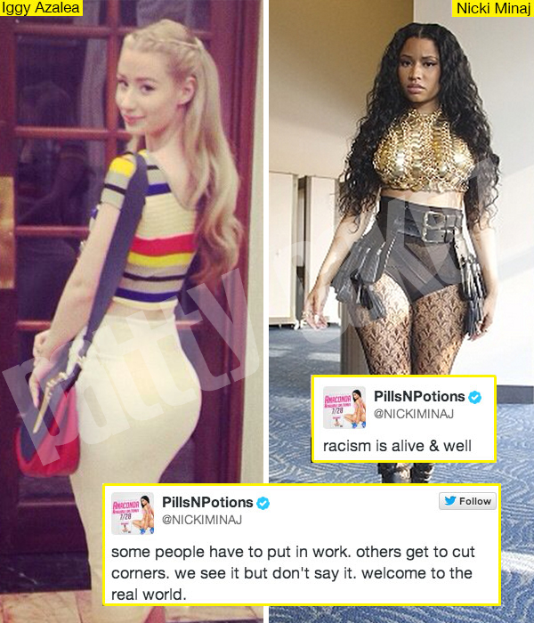 Iggy vs Nicki Minaj twitter rant 